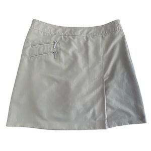 Izod Golf Skirt Skort with Stretch Shorts Zipper Pockets Side Zipper Womens Sz 6